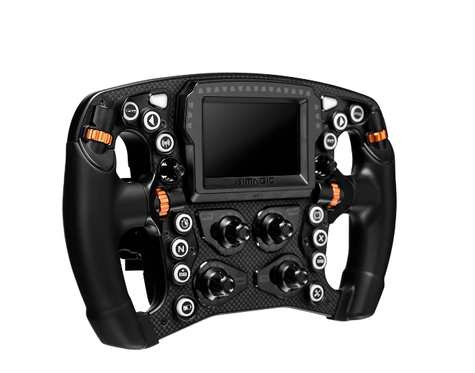 Волан за сим рейсинг SIMAGIC Zeus Formula Steering Wheel, 280 mm, 5mm carbon fiber, CNC aluminum
