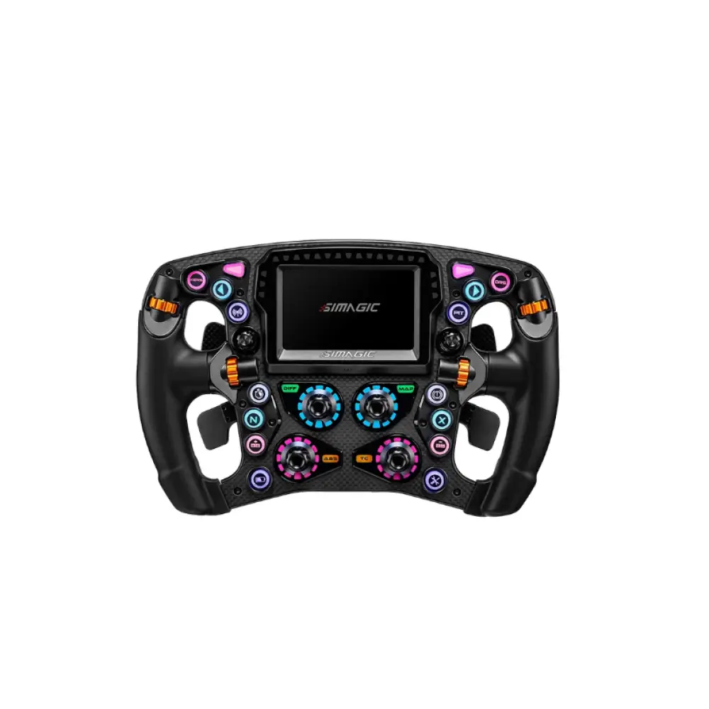 Волан за сим рейсинг SIMAGIC Zeus Formula Steering Wheel, 280 mm, 5mm carbon fiber, CNC aluminum
