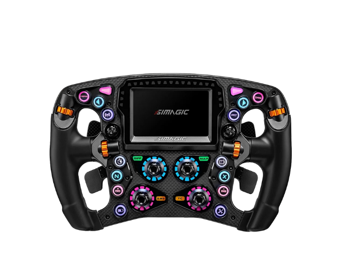 Волан за сим рейсинг SIMAGIC Zeus Formula Steering Wheel, 280 mm, 5mm carbon fiber, CNC aluminum