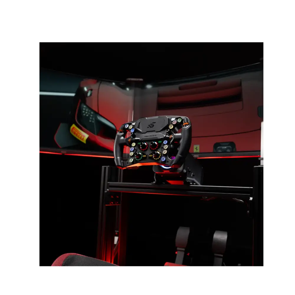 Волан за сим рейсинг SIMAGIC Zeus Formula Steering Wheel, 280 mm, 5mm carbon fiber, CNC aluminum
