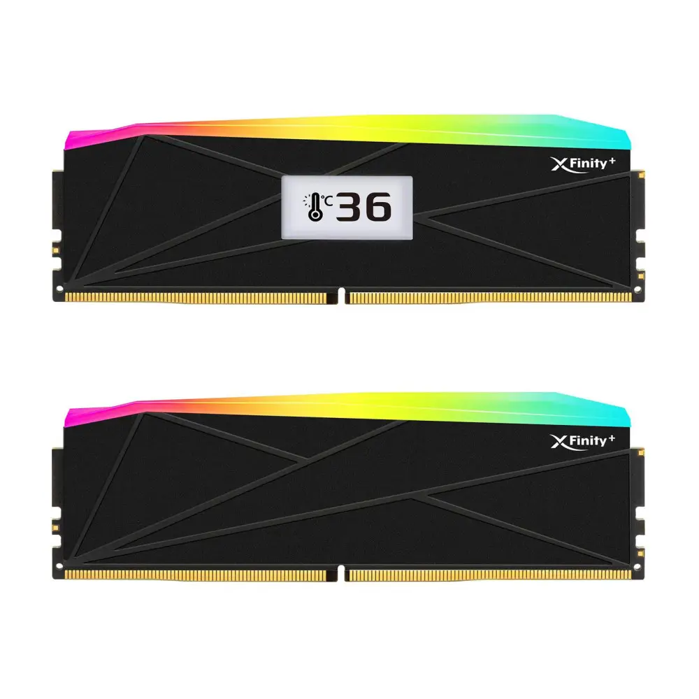 Памет V-Color Manta XFinity+ aRGB 32GB (2x16GB) DDR5 8000MHz CL40 EXPO/XMP Black