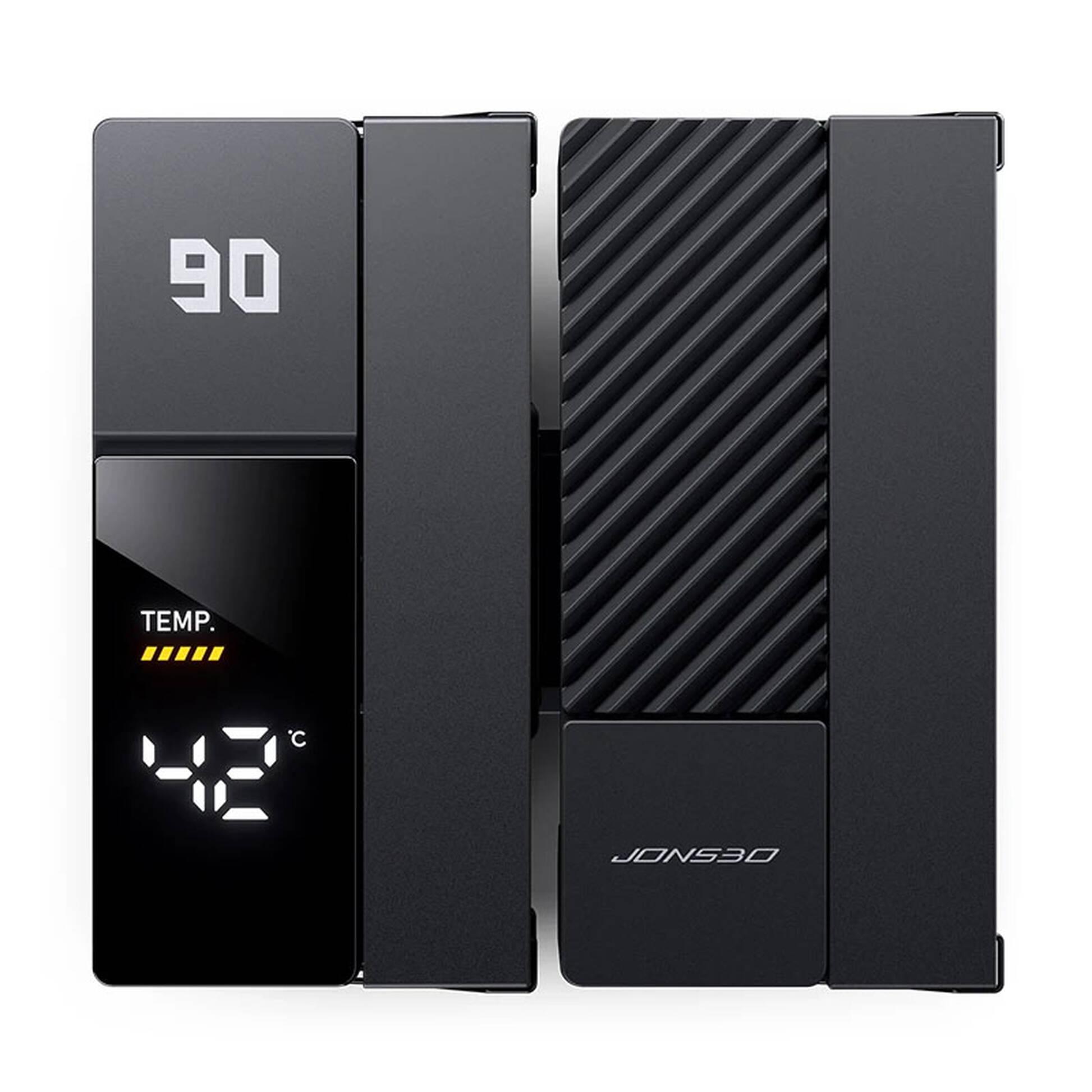 Охладител за процесор Jonsbo CC90 Dual Tower 130mm Display - Черен