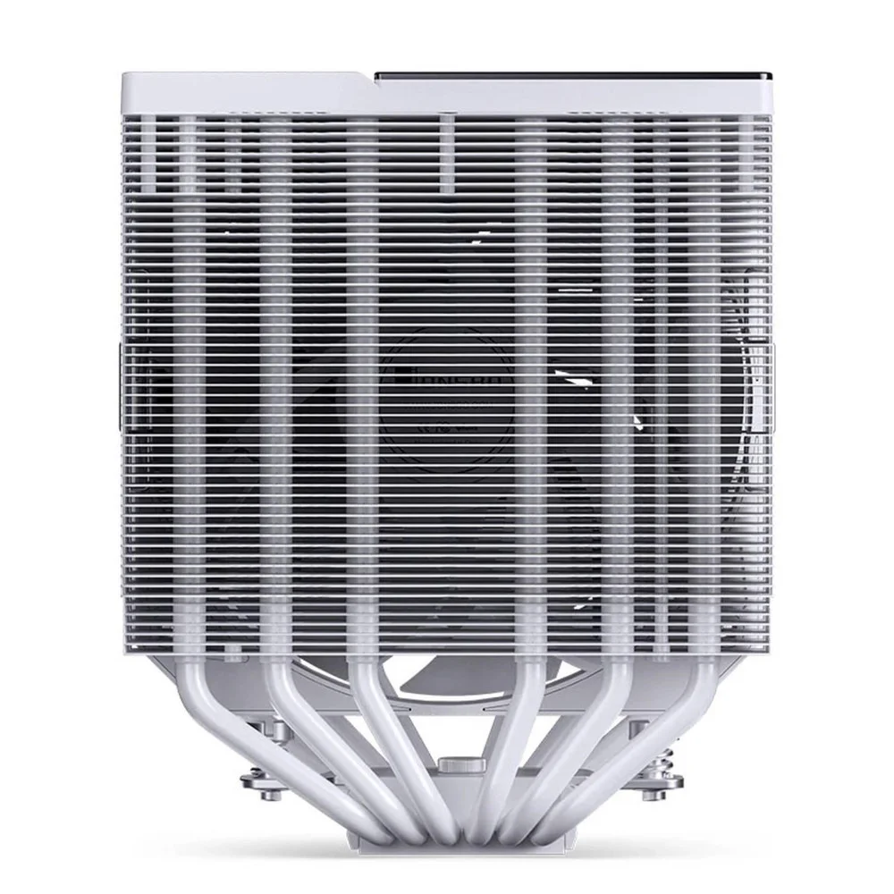 Охладител за процесор Jonsbo CC90 Dual Tower 130mm Display - Бял