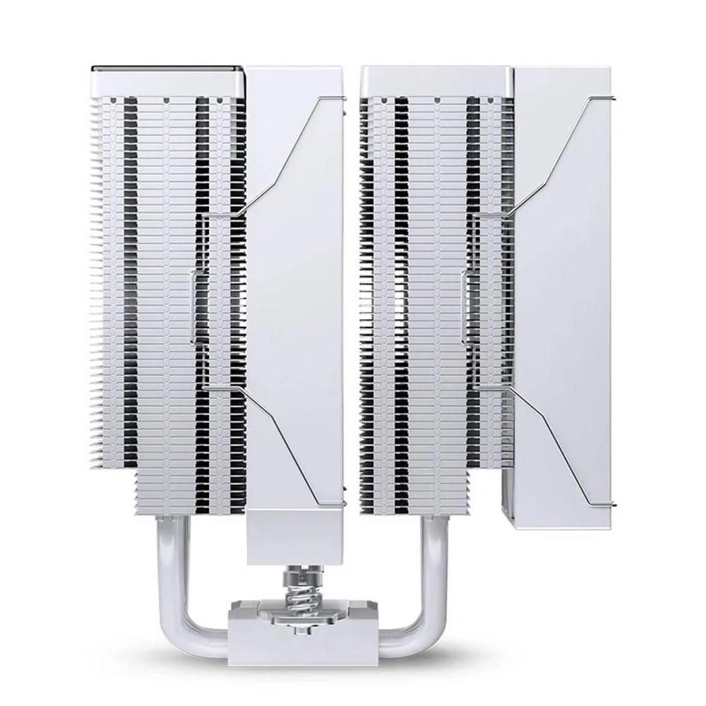 Охладител за процесор Jonsbo CC90 Dual Tower 130mm Display - Бял