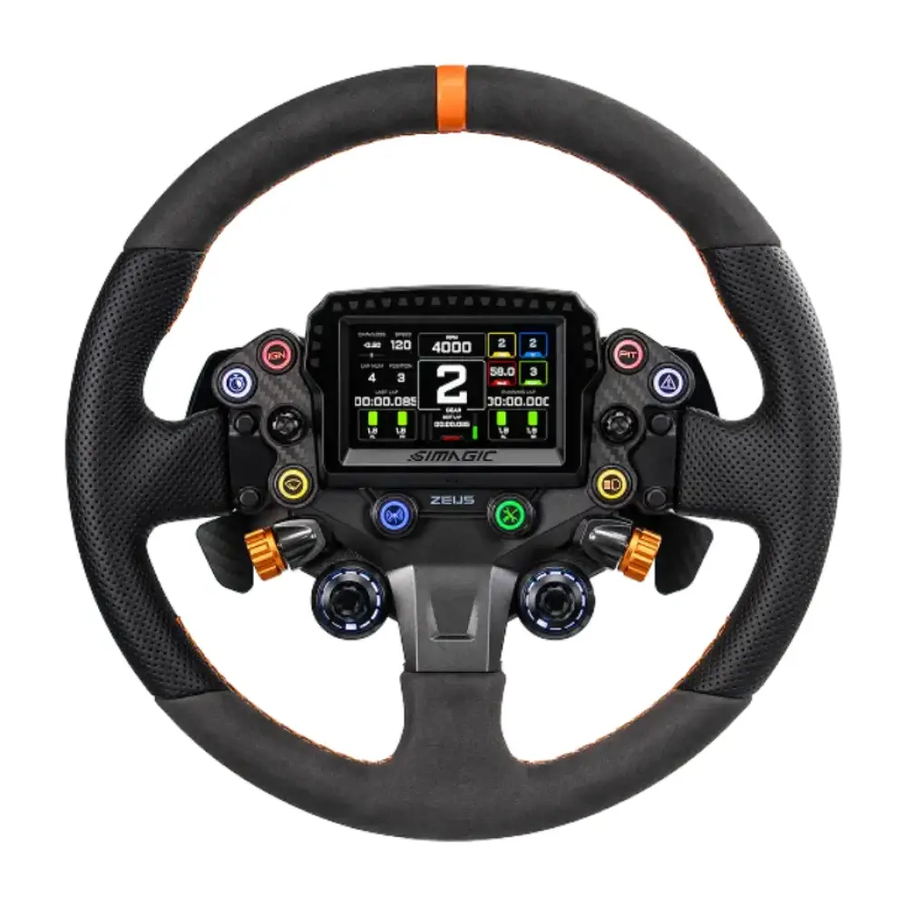 Волан SIMAGIC Zeus Sport Steering Wheel & MagicDash 4 Bundle, AirLink, all-in-one