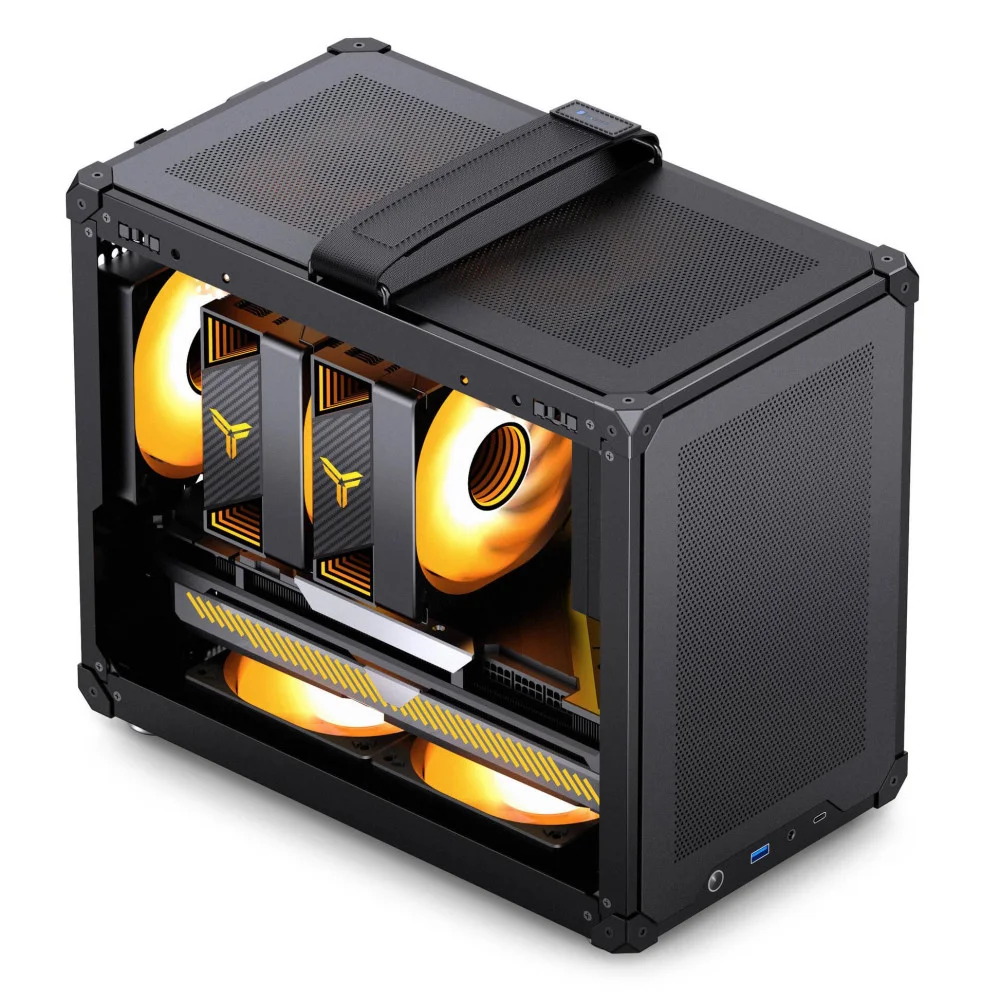 Кутия Jonsbo C6 MAX Micro-ATX - Black