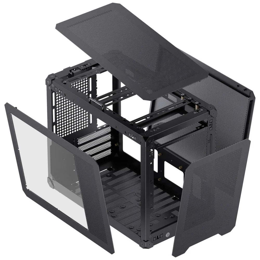 Кутия Jonsbo C6 MAX Micro-ATX - Black