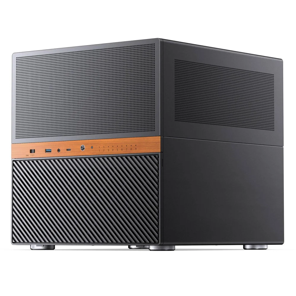 Carcasa Jonsbo N6 NAS Micro-ATX - Negru