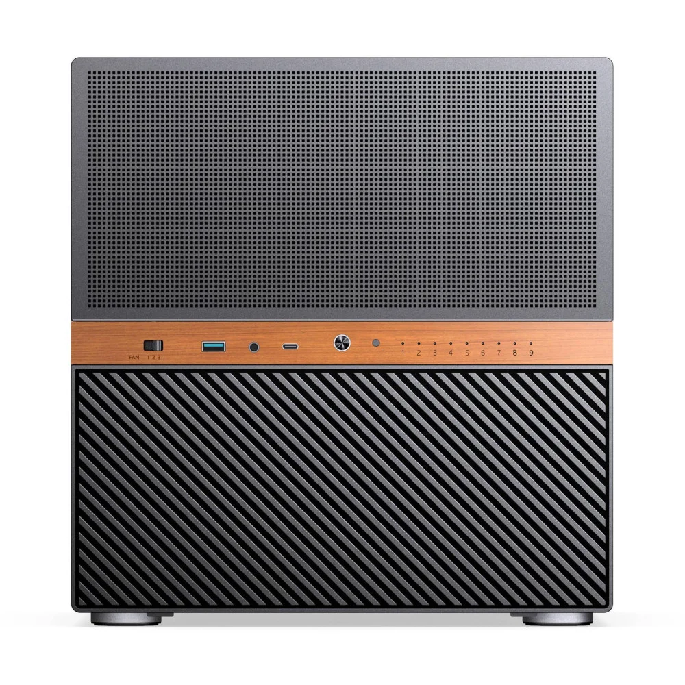 Scatola Jonsbo N6 NAS Micro-ATX - Black