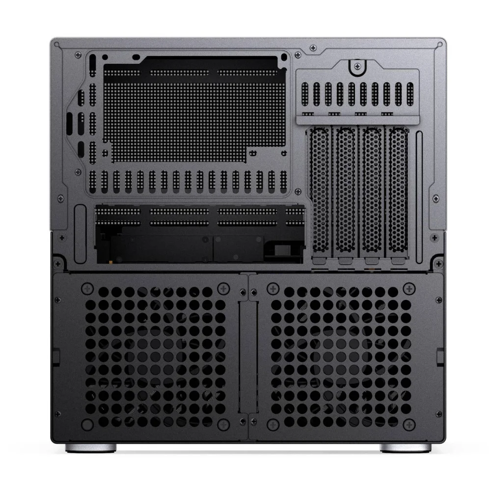 Scatola Jonsbo N6 NAS Micro-ATX - Black