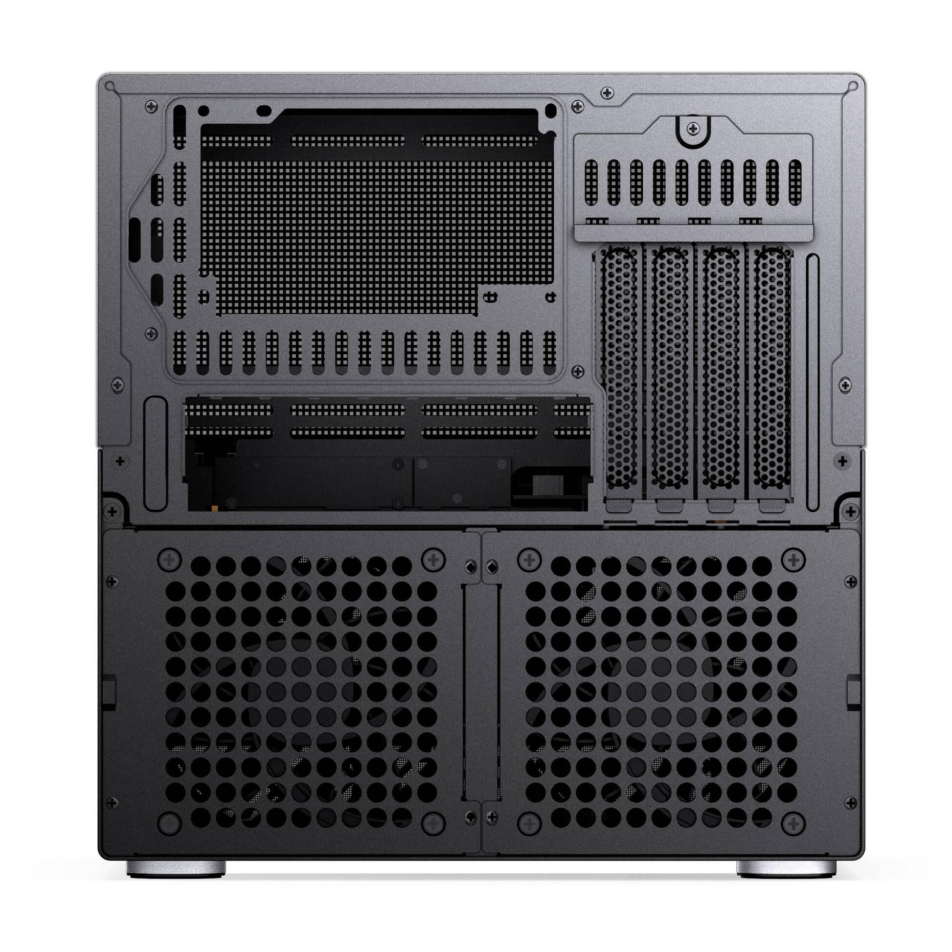 Scatola Jonsbo N6 NAS Micro-ATX - Black