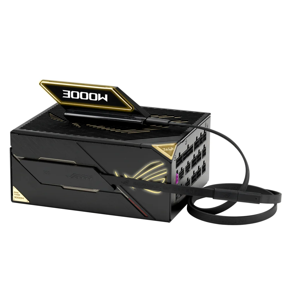Power supply ASUS ROG THOR III 3000W Edition 20, 80 Plus Titanium PCIe 5.1, Fully Modular - 90YE00VA-B0NA00