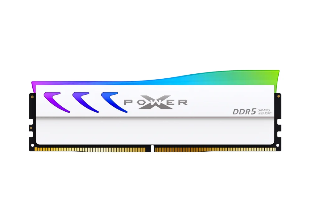 Памет Silicon Power XPOWER Storm RGB 16GB (1x16GB) DDR5 6000MHz CL36 White EXPO/XMP - SP016GXLWU60FFSL