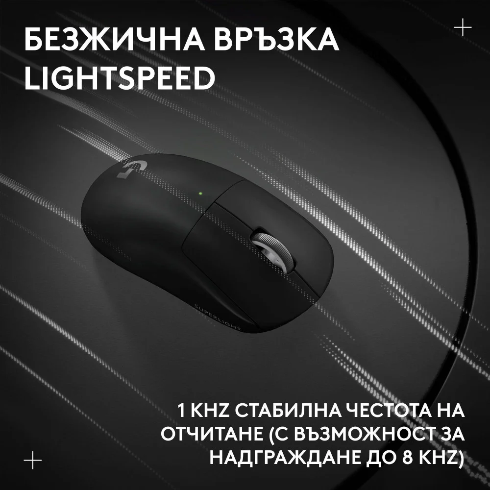 Геймърска безжична мишка Logitech G Pro X Superlight 2c SE - Black