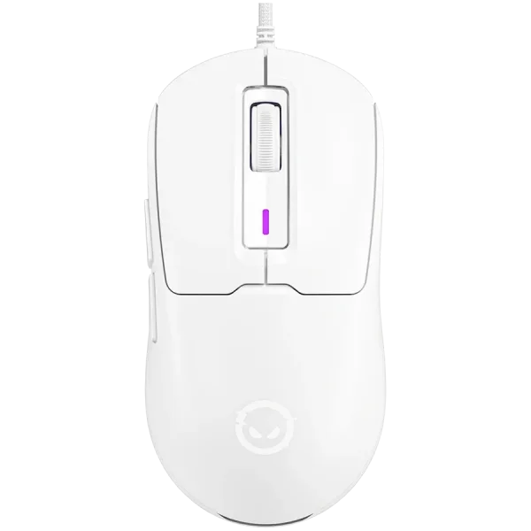 Мишка LORGAR LRG-MSA10R-WH Оптичен сензор, 100-12000 dpi, USB свързване - LRG-MSA10R-WH