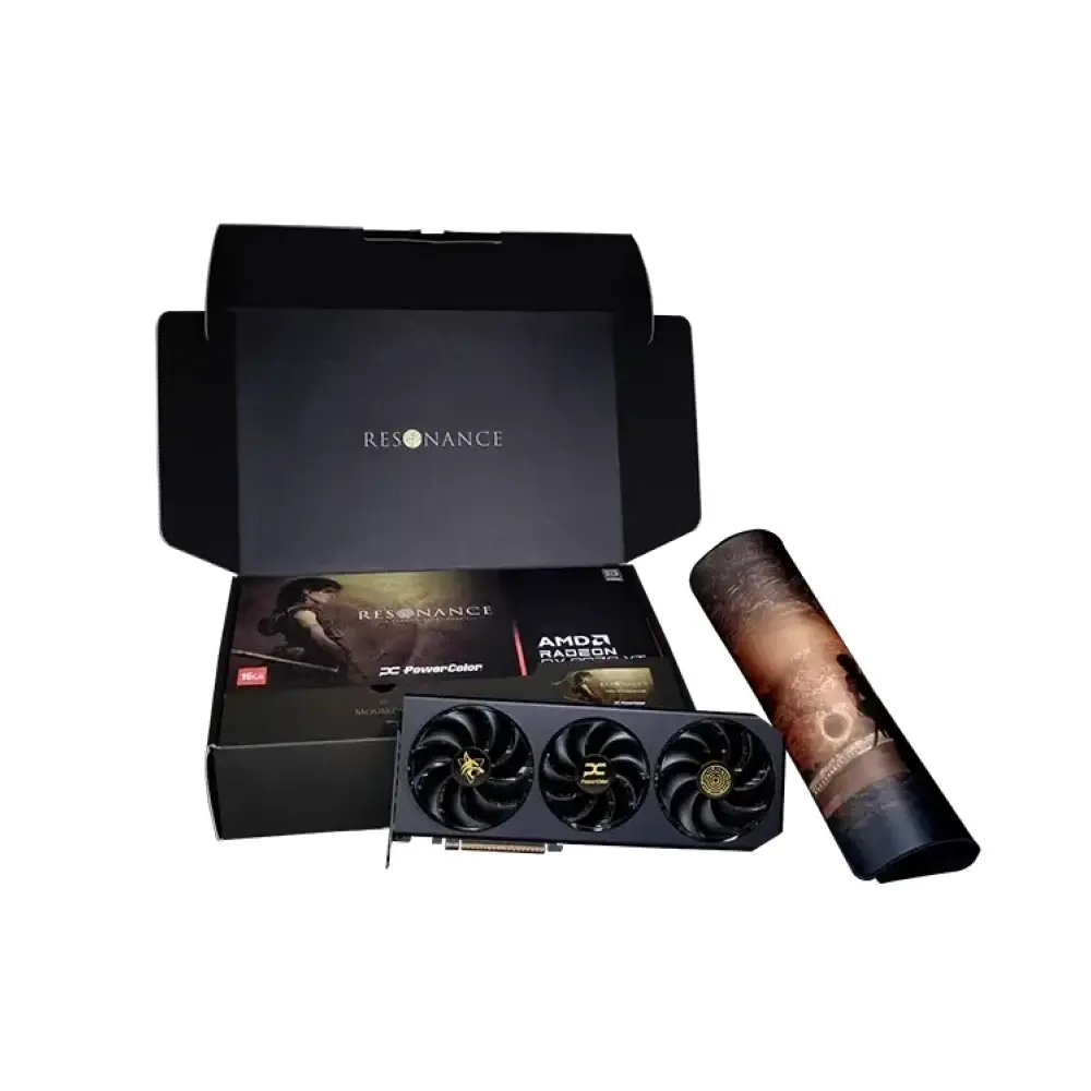 Видео карта PowerColor Hellhound AMD Radeon RX 9070 XT 16GB GDDR6 Resonance Edition - RX9070XT 16G-L/OC/RES