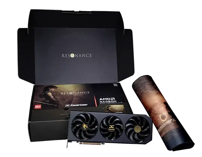 Видео карта PowerColor Hellhound AMD Radeon RX 9070 XT 16GB GDDR6 Resonance Edition - RX9070XT 16G-L/OC/RES