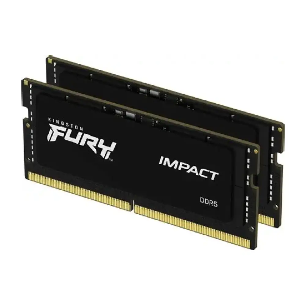 Memory Kingston FURY Impact 32GB (2x16GB) DDR5 SODIMM 5600MHz CL40 - KF556S40IBK2-32