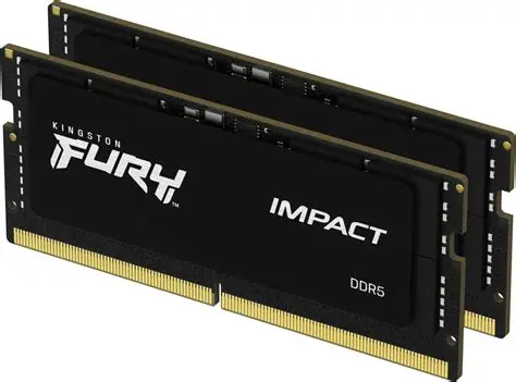 Memory Kingston FURY Impact 32GB (2x16GB) DDR5 SODIMM 5600MHz CL40 - KF556S40IBK2-32