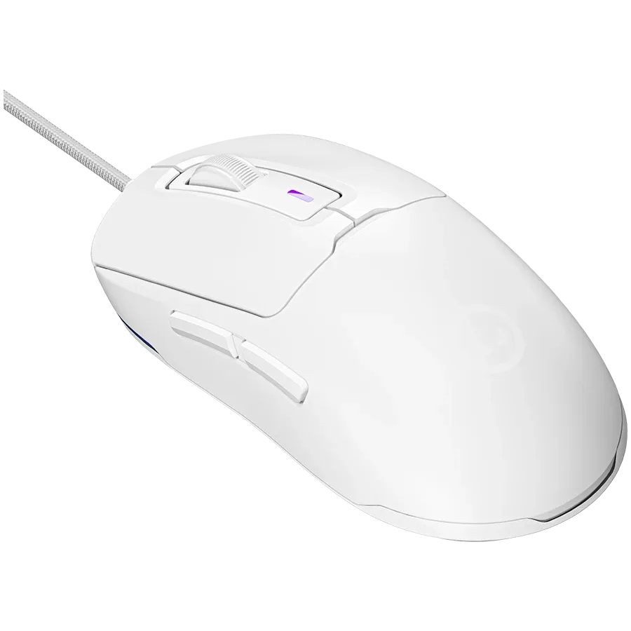 Мишка LORGAR LRG-MSA10R-WH Оптичен сензор, 100-12000 dpi, USB свързване - LRG-MSA10R-WH