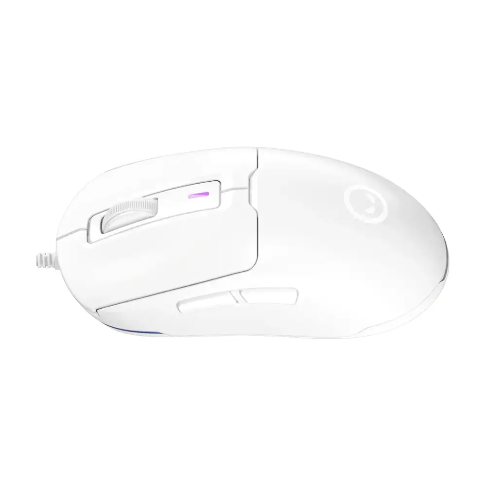 Мишка LORGAR LRG-MSA10R-WH Оптичен сензор, 100-12000 dpi, USB свързване - LRG-MSA10R-WH