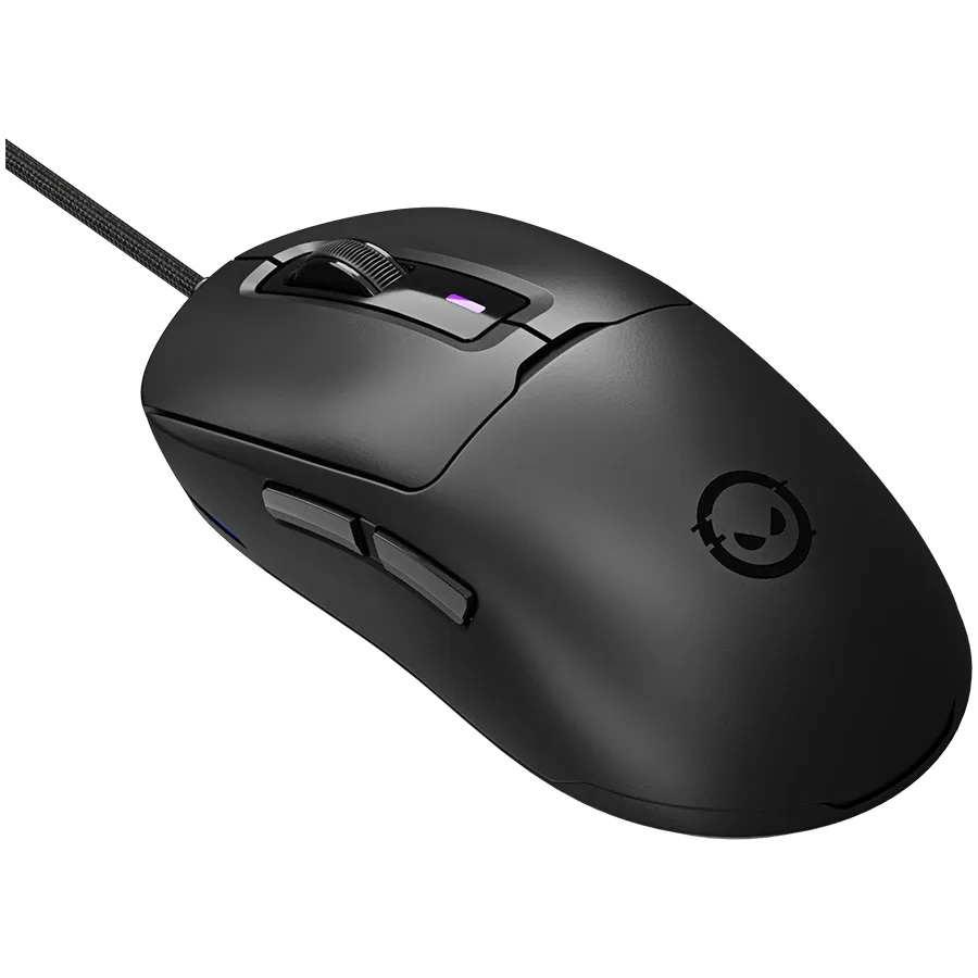 Мишка LORGAR LRG-MSA10R Оптичен сензор 100-12000 dpi 6 бутона - LRG-MSA10R-BK