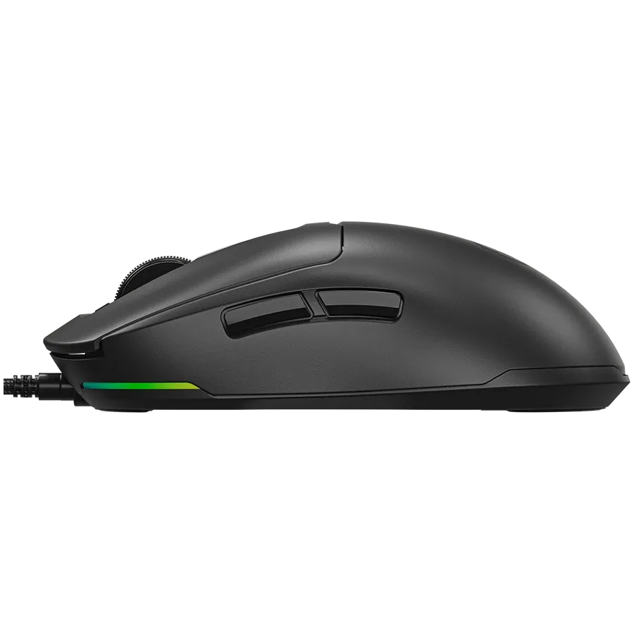 Мишка LORGAR LRG-MSA10R Оптичен сензор 100-12000 dpi 6 бутона - LRG-MSA10R-BK