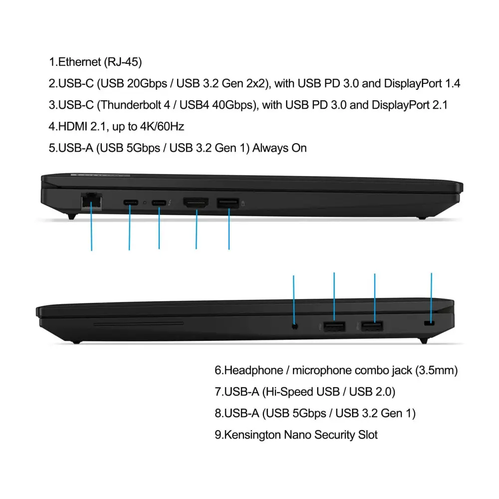 Laptop Lenovo ThinkPad L16 G3, AMD Ryzen AI 5 430, 16" WUXGA, 16GB DDR5, 512GB SSD M.2, NOOS, 3Y - 21XC0031BM