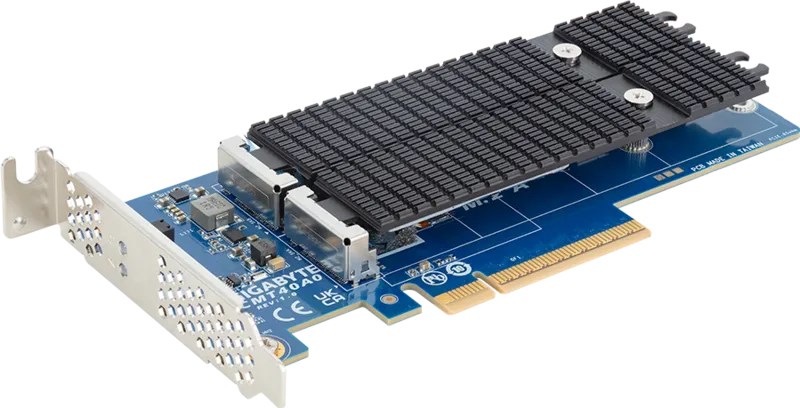Аксесоар Gigabyte CMT40A0 PCIe Gen5 x8, 2 x M.2 M-key слота - CMT40A0 C00N10A