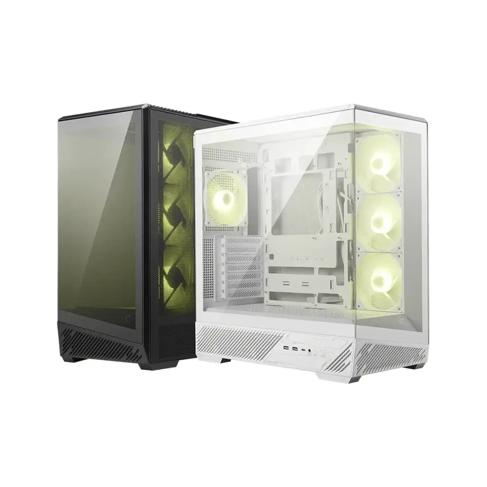 Boîtier MSI MAG PANO 130R PZ WHITE Mid-Tower ATX Case - 306-7G32W21-HH9
