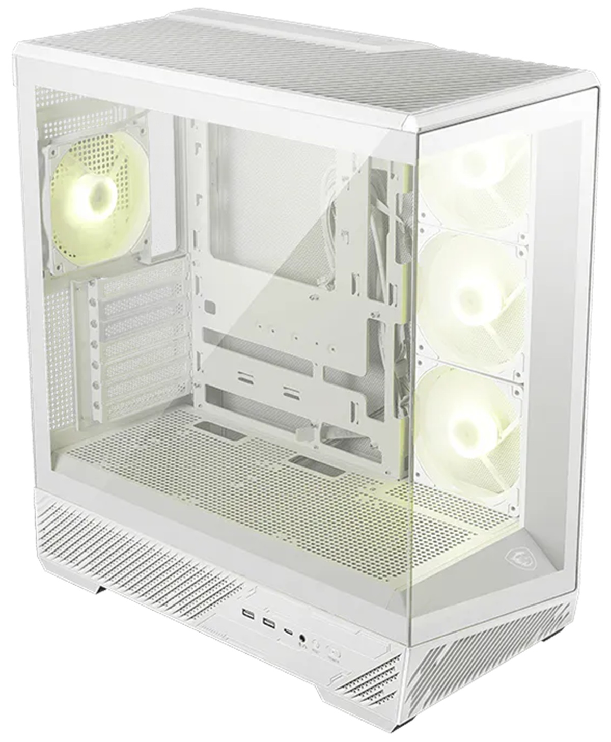 Boîtier MSI MAG PANO 130R PZ WHITE Mid-Tower ATX Case - 306-7G32W21-HH9