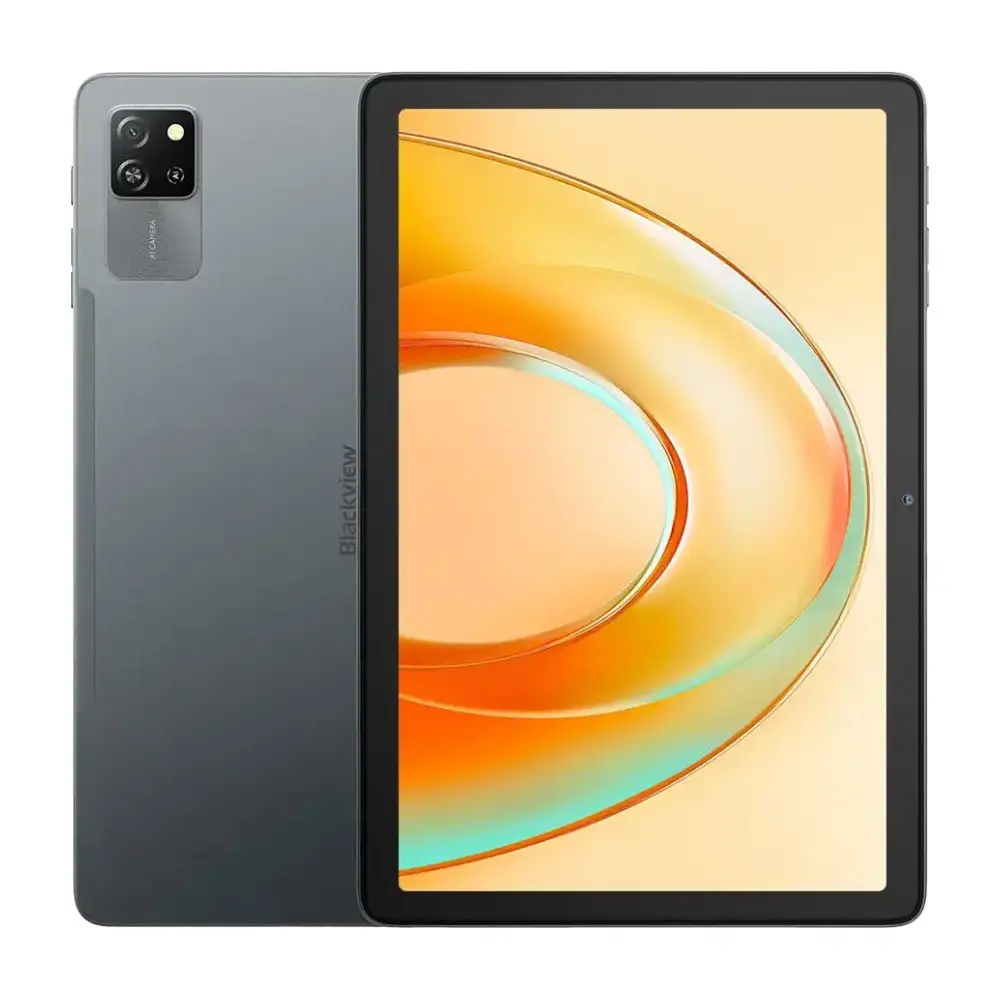 Таблет Blackview Tab 60 Pro LTE 4GB/128GB, 10.1-inch HD+ 800x1280 IPS LCD, Octa-core T606 1.6GHz, 5MP Front/8MP Back Camera, Battery 7700mAh, NO Charging USB Type-C, Android 15, SD card slot, Gray