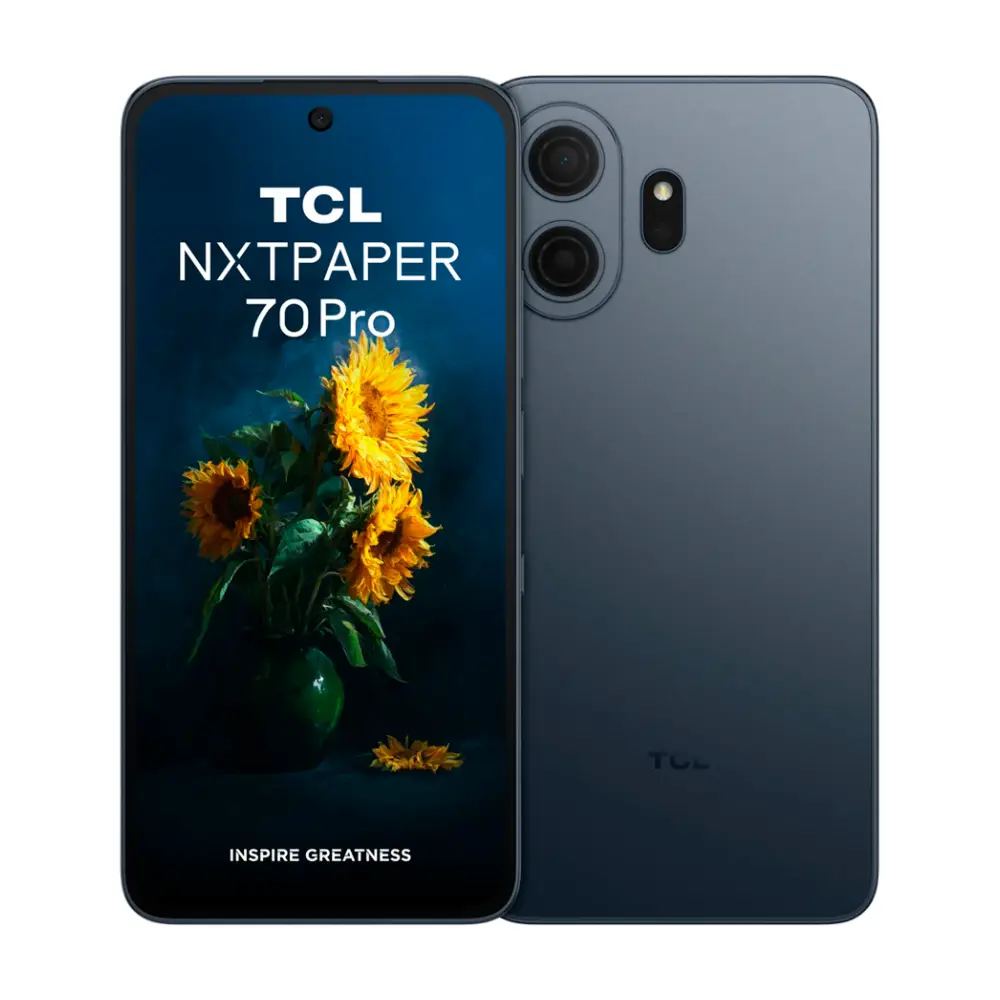 Таблет TCL NXTPAPER 70 Pro Smartphone, 6.9'' FHD+ 120Hz NXTPAPER Display, Dimensity 7300 (4nm), 8GB RAM, 512GB, 50MP OIS Camera, 5200mAh Battery, 33W Fast Charging, IP68, 5G