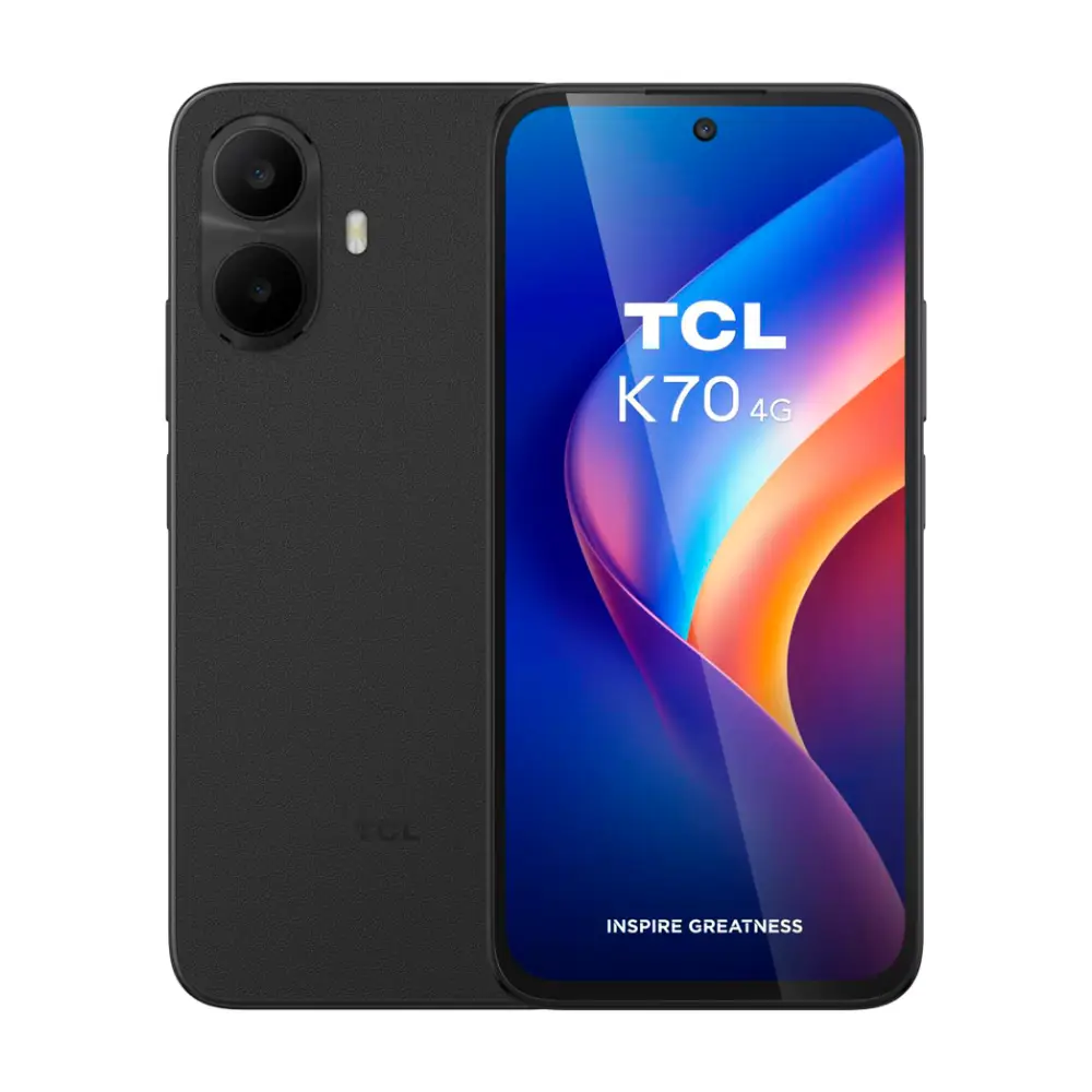 Телефон TCL K70 5G Smartphone, 6.8'' 120Hz Display, Snapdragon 4 Gen 2, 4GB RAM, 128GB, 50MP Camera, 5200mAh Battery, 18W Fast Charging, IP64, 5G
