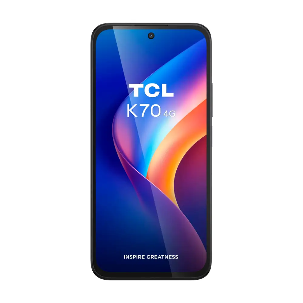 Telefon TCL K70 5G Smartphone, 6.8'' 120Hz Display, Snapdragon 4 Gen 2, 4GB RAM, 128GB, 50MP Kamera, 5200mAh Akku, 18W Schnellladung, IP64, 5G