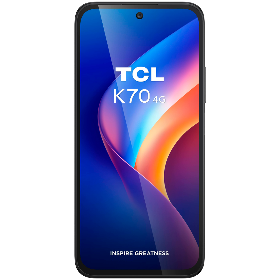 Telefon TCL K70 5G Smartphone, 6.8'' 120Hz Display, Snapdragon 4 Gen 2, 4GB RAM, 128GB, 50MP Kamera, 5200mAh Akku, 18W Schnellladung, IP64, 5G