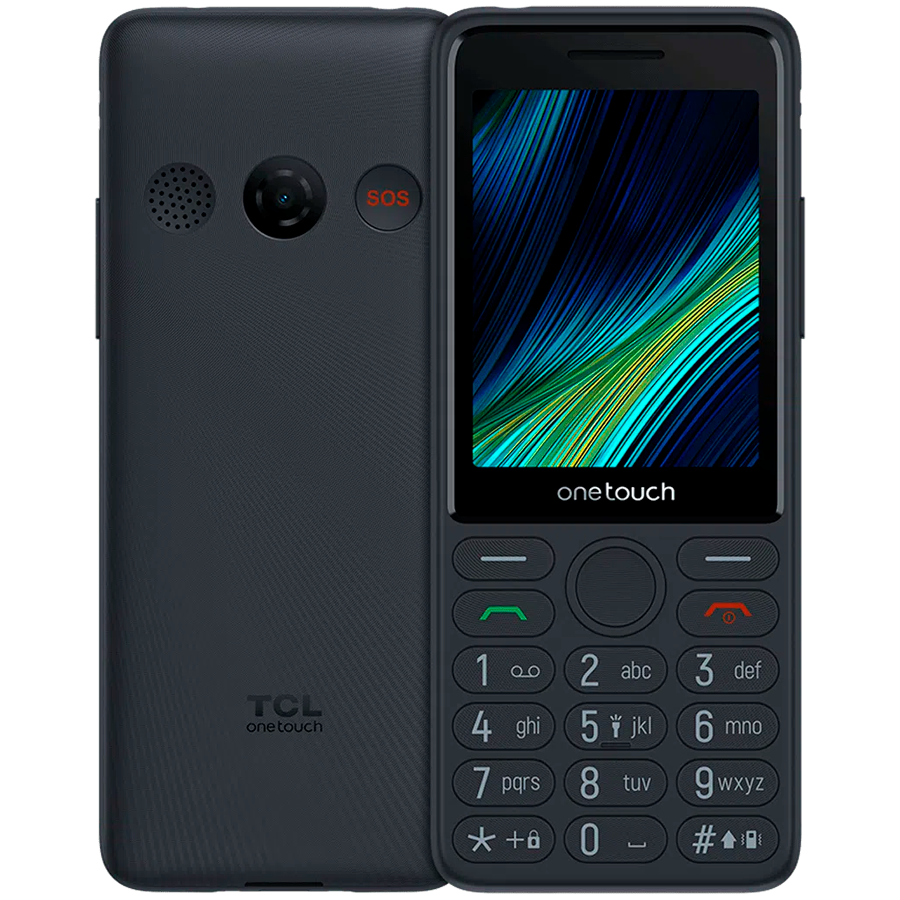 Телефон TCL ONETOUCH 4042S Phone, 2.8'' Display, Big Buttons & SOS, 2MP Camera, 4G VoLTE, 1500mAh Battery
