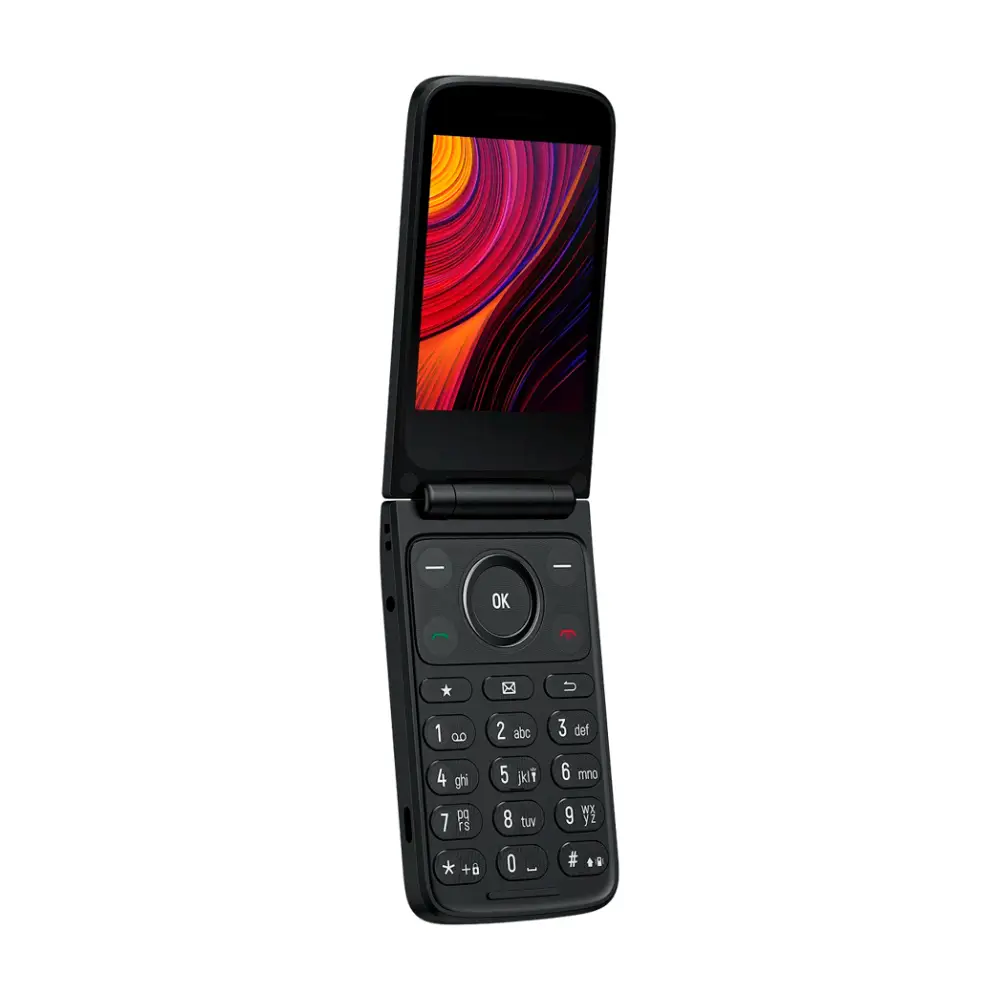 Телефон TCL ONETOUCH 4043 Flip Phone, 3.2'' Main + 1.77'' External Display, 2MP Camera, 4G VoLTE, Dual SIM, 1380mAh