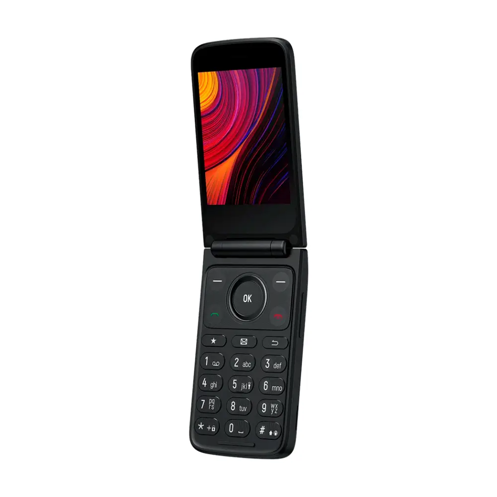 Телефон TCL ONETOUCH 4043 Flip Phone, 3.2'' Main + 1.77'' External Display, 2MP Camera, 4G VoLTE, Dual SIM, 1380mAh