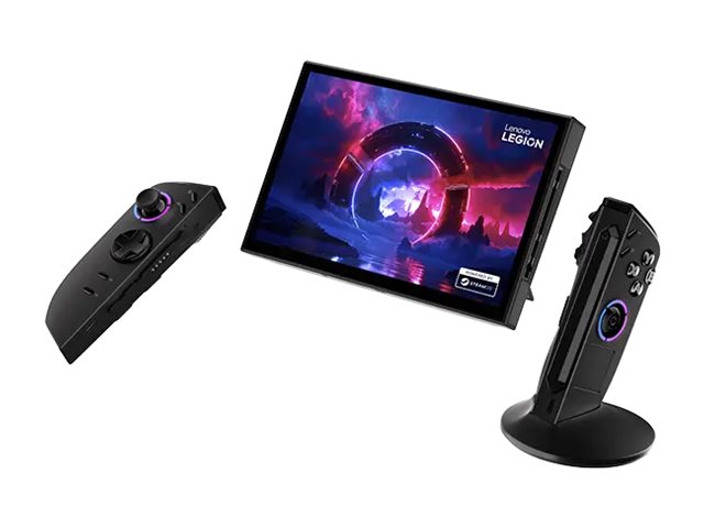 Портативна конзола Lenovo Legion Go, AMD Ryzen Z2 Extreme, 8.8inch WUXGA OLED 144Hz Touch, 32GB DDR5X, 1TB PCIe, W11H, Eclipse Black, 3y - 83N0003CBM