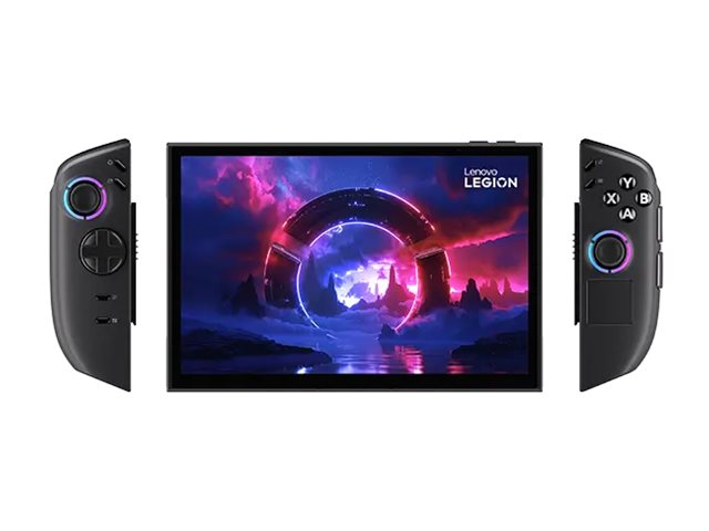 Портативна конзола Lenovo Legion Go, AMD Ryzen Z2 Extreme, 8.8inch WUXGA OLED 144Hz Touch, 32GB DDR5X, 1TB PCIe, W11H, Eclipse Black, 3y - 83N0003CBM