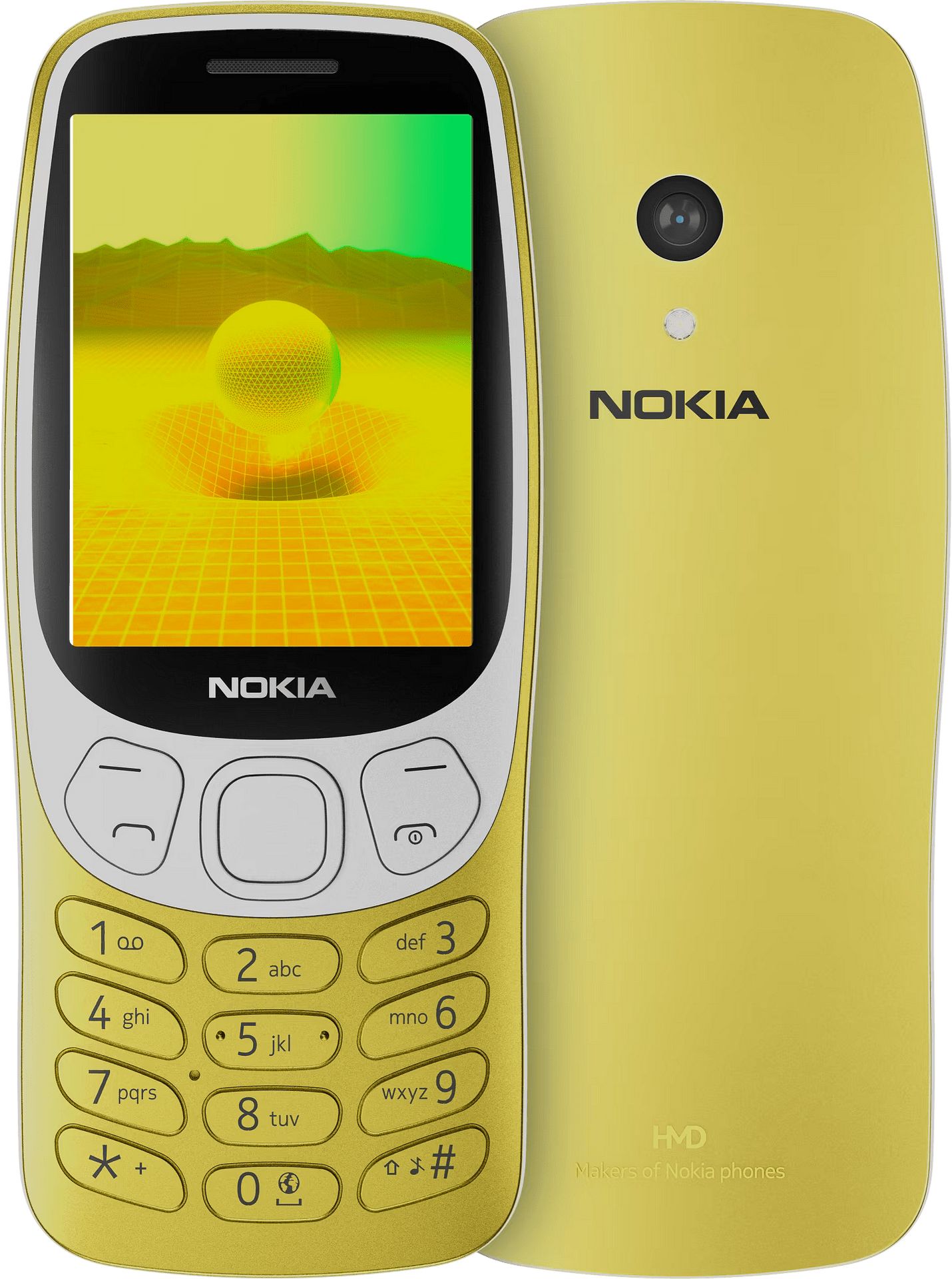 Telefon NOKIA 3210 4G DS 2025 Gold, 1 Kern 1.0 GHz, 64MB RAM - 1GF025CPD4L08