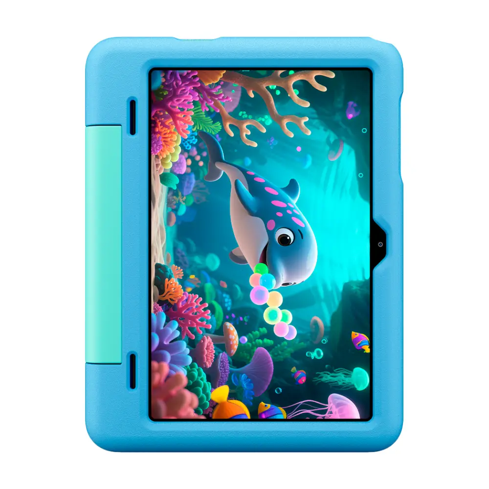 Таблет Blackview Tab 20 Kids WiFi, 10.1-inch 800x1280 HD 60Hz, Unisoc Tiger T310 2Hz, 4GB + 64GB, 6600mAh, Cam 5MP/8MP, WiFi5, Android 15, Bubble Blue - BVTAB20KIDS_BL_EU