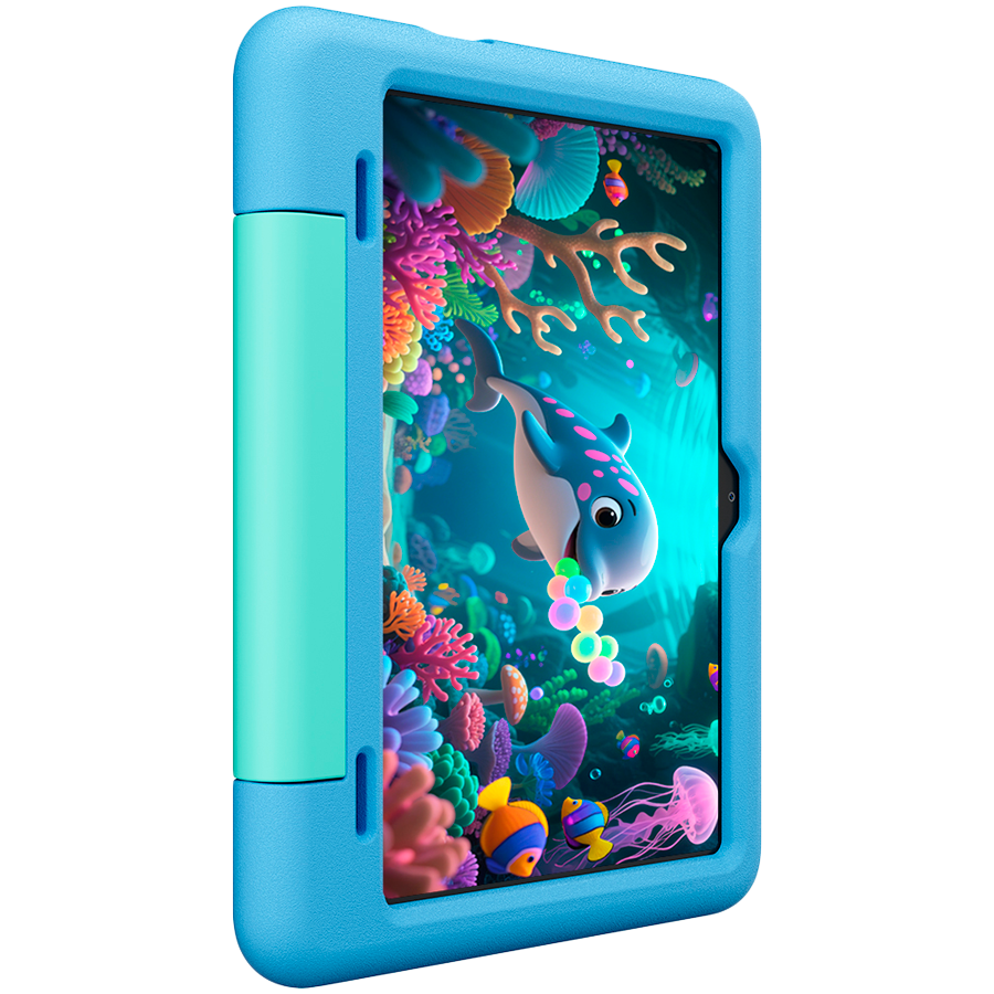 Таблет Blackview Tab 20 Kids WiFi, 10.1-inch 800x1280 HD 60Hz, Unisoc Tiger T310 2Hz, 4GB + 64GB, 6600mAh, Cam 5MP/8MP, WiFi5, Android 15, Bubble Blue - BVTAB20KIDS_BL_EU