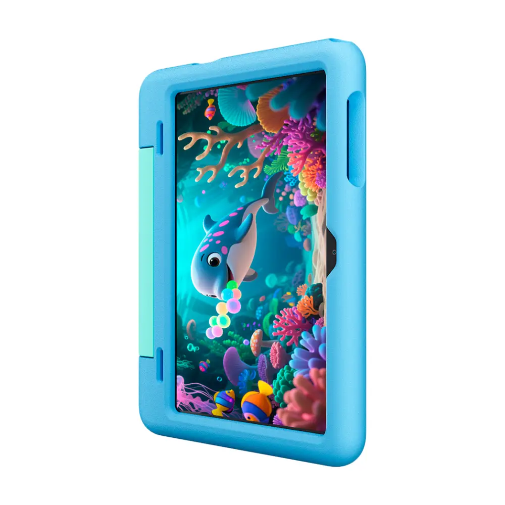 Таблет Blackview Tab 20 Kids WiFi, 10.1-inch 800x1280 HD 60Hz, Unisoc Tiger T310 2Hz, 4GB + 64GB, 6600mAh, Cam 5MP/8MP, WiFi5, Android 15, Bubble Blue - BVTAB20KIDS_BL_EU