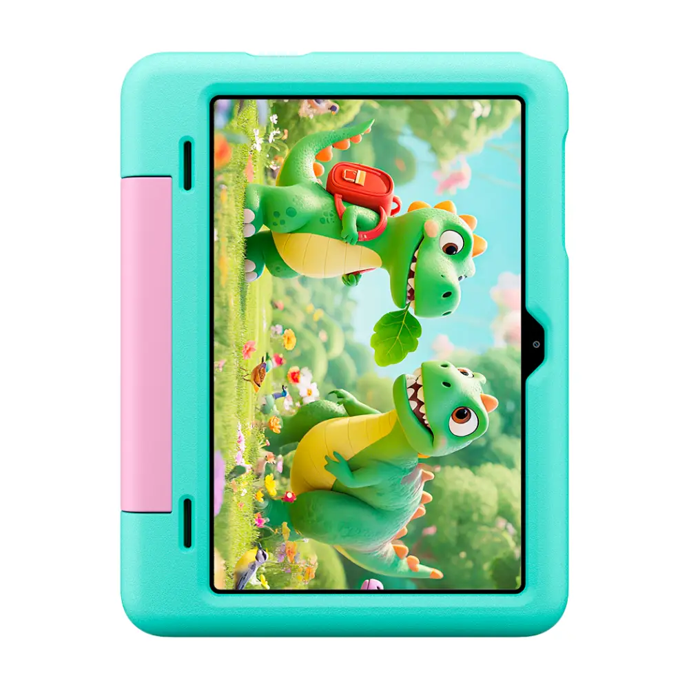 Таблет Blackview Tab 20 Kids WiFi, 10.1-inch 800x1280 HD 60Hz, Unisoc Tiger T310 2Hz, 4GB + 64GB, 6600mAh, Cam 5MP/8MP, WiFi5, Android 15, Fairy Green - BVTAB20KIDS_GR_EU