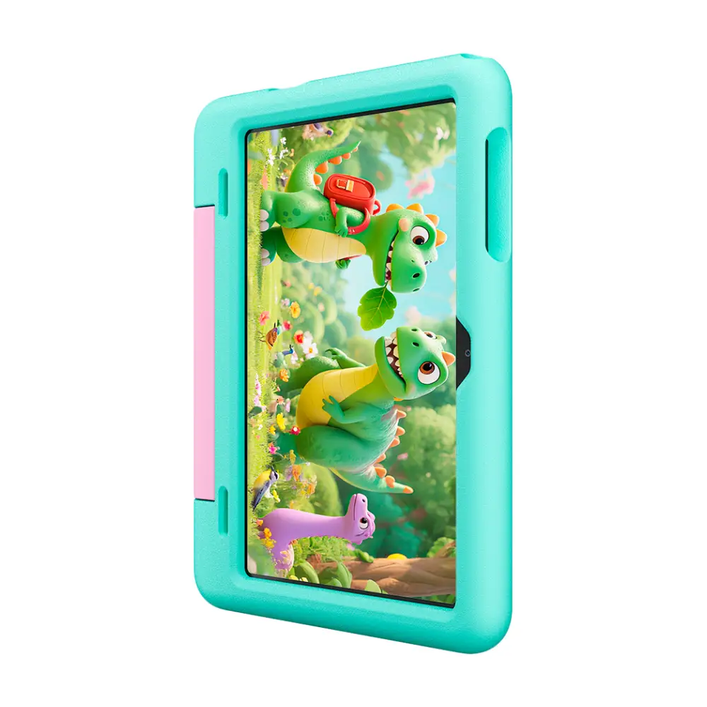 Таблет Blackview Tab 20 Kids WiFi, 10.1-inch 800x1280 HD 60Hz, Unisoc Tiger T310 2Hz, 4GB + 64GB, 6600mAh, Cam 5MP/8MP, WiFi5, Android 15, Fairy Green - BVTAB20KIDS_GR_EU