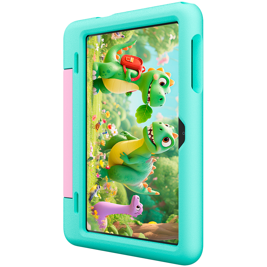 Таблет Blackview Tab 20 Kids WiFi, 10.1-inch 800x1280 HD 60Hz, Unisoc Tiger T310 2Hz, 4GB + 64GB, 6600mAh, Cam 5MP/8MP, WiFi5, Android 15, Fairy Green - BVTAB20KIDS_GR_EU
