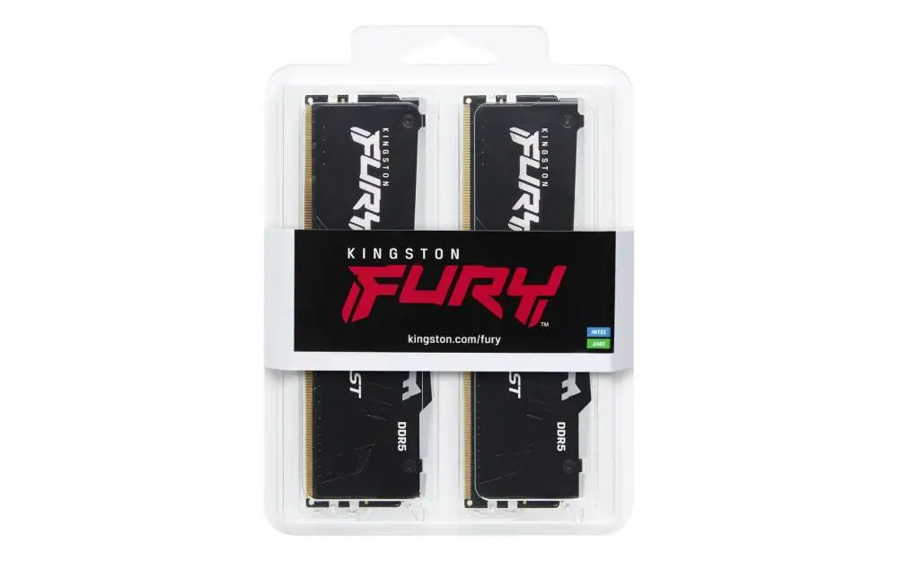 Памет Kingston FURY Beast RGB 32GB (2x16GB) DDR5 6000MHz CL30 EXPO/XMP - KF560C30BBEAK2-32