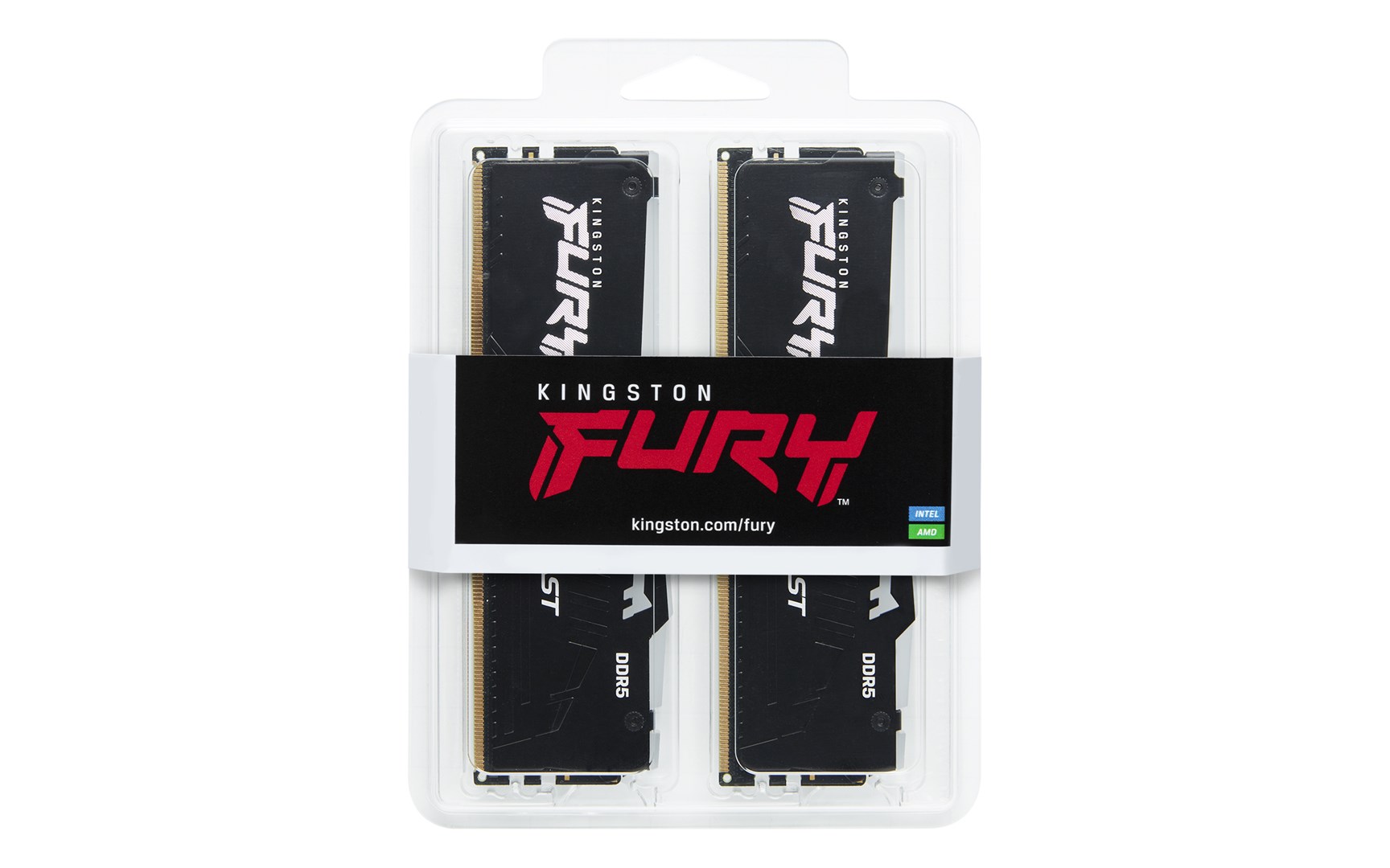 Памет Kingston FURY Beast RGB 32GB (2x16GB) DDR5 6000MHz CL30 EXPO/XMP - KF560C30BBEAK2-32